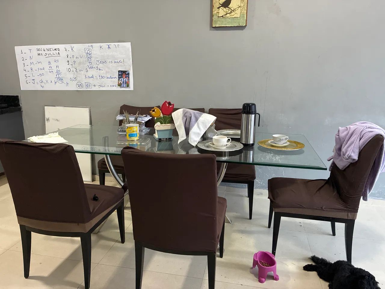 Mesa de jantar com 8 cadeiras Jacaúna 