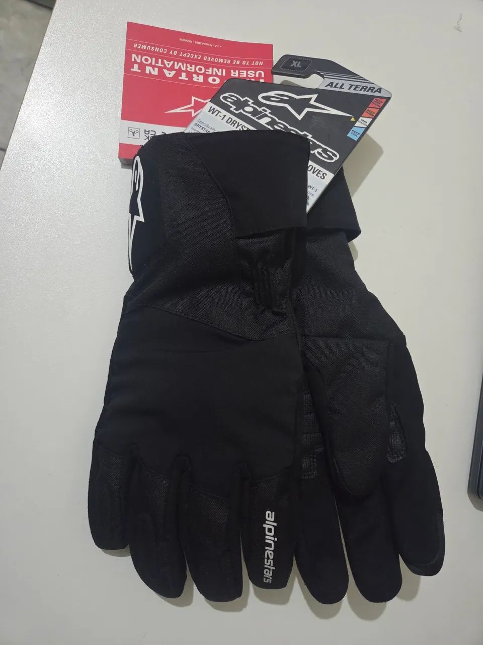 Luvas Alpinestars impermeável WT-1  - Foto 4