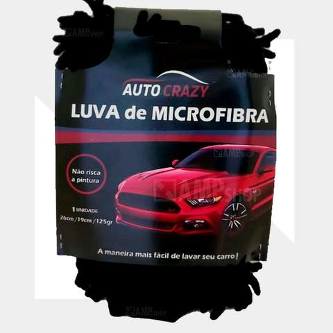 Luva De Microfibra Auto Crazy 26x19 Cm