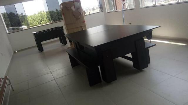 Mesa de Bilhar de Redes Tecido Preto Tx Cor Preta Modelo HRT7121 - Foto 6