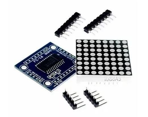 COD-AM135 Módulo Matriz De Leds 8x8 Com Max7219 Arduino Automação Robotica