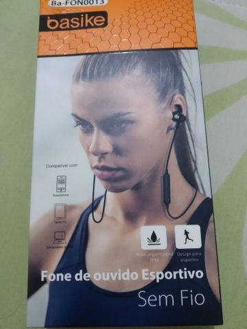 Fone de ouvido espoetivo
