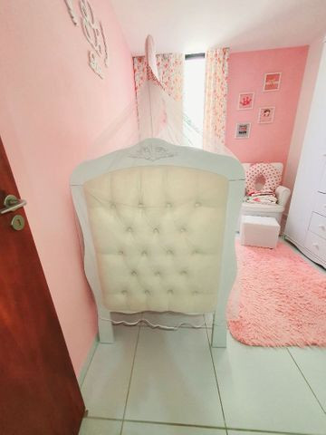 Berço + Colchão e Cortinado - Foto 3