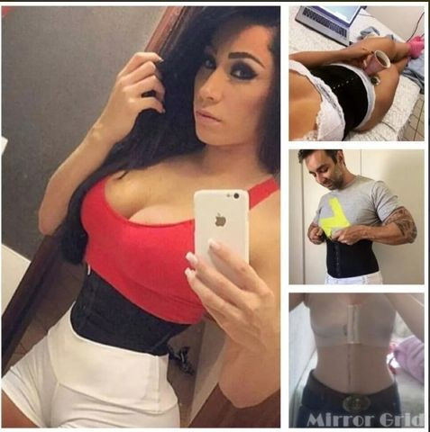 Cinta Modeladora Feminina Abdominal 16 Barbatanas Original - Foto 6
