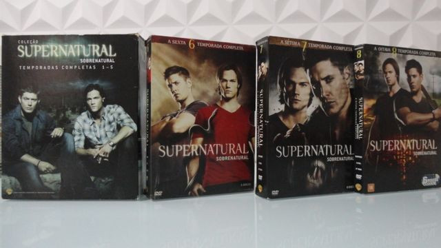 Box DVDs Supernatural Temporadas 1-8 Completas