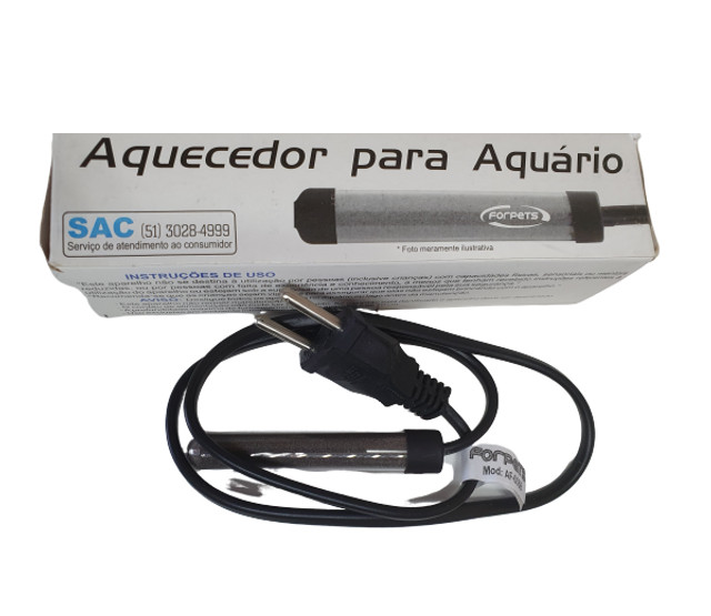Aquecedor De Aquário Forpets 5w 110v