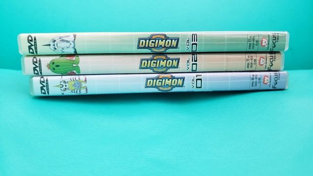 Box De Dvds Digimon Volume 1. Usado. Em Perfeito Estado! - Foto 3