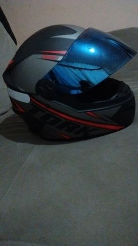 Capacetes r8 Tork c viseira Iridium