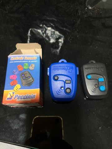 2 controles Portão Original Peccinin com Pilha