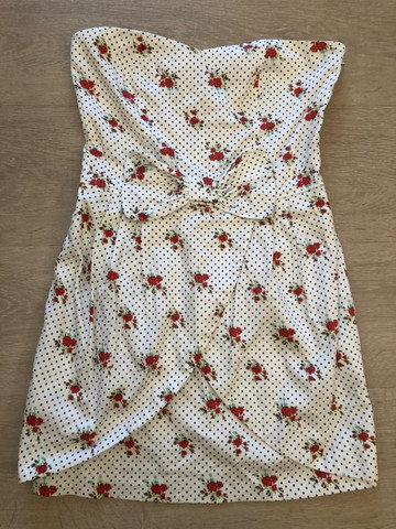 Micro Vestido tomara que caia TRF Collection