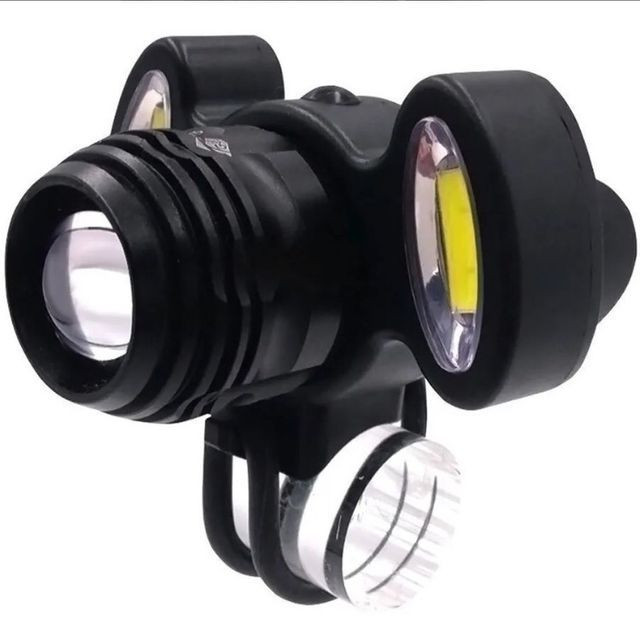 Lanterna Farol Bike Bicicleta 3 Leds T6 Recarregável Usb