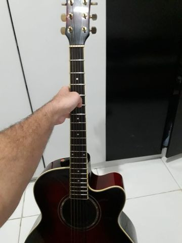 Vendo ou troco Eagle ch70 extra jumbo , procuro trocar em Takamine com volta minha - Foto 5