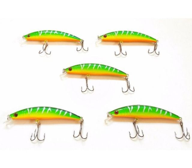 Isca Artificial de Pesca Minnow Green 7070 (9 cm) & (9 g) - Foto 2