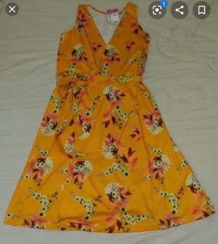 Vestido DeMillus Amarelo Floral - Foto 2