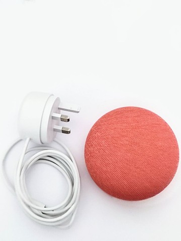 Google Nest Mini Caixinha de Som Smart Speaker com Google Assistente Coral Orange - Foto 3