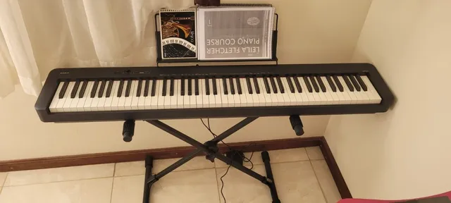 Piano Digital Casio CDP-S360 com Fonte Bivolt - Preto