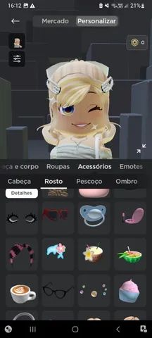 CONTA ROBLOX COM ROUPAS, EMOTES, ETC - Roblox - Outros jogos