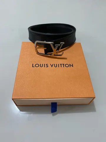 Cinto Louis Vuitton Preto Masculino Original - BAQ5