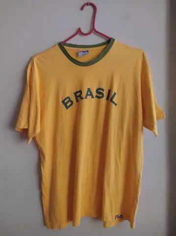 Blusa Brasil fila Original tamanho médio 
