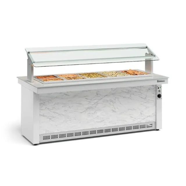 Buffet quente gelopar para 10 cubas 1/2 GBTA-200 (novo) Alecs