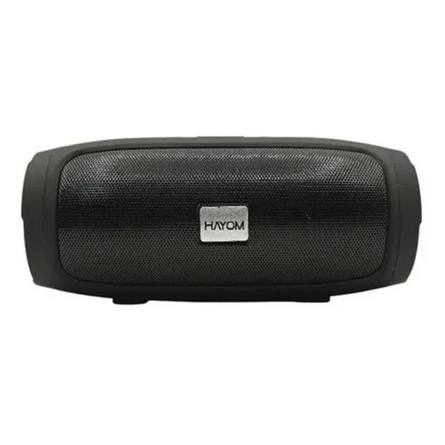 Caixa de Som Hayom Portátil, Bluetooth 5.0, Cartão SD, FM, 3W, Preto - CP2706 - Foto 3