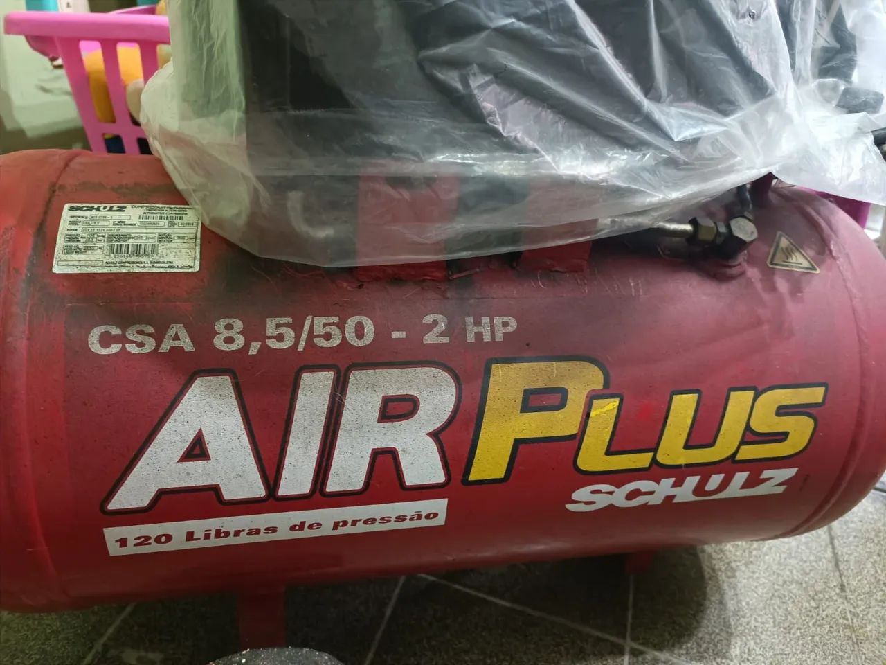 Compressor shultz 8,5 -2hp - Foto 3