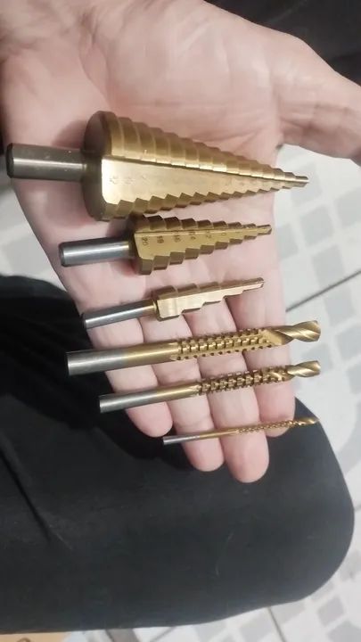 Kit brocas variadas de furaçao e desbaste