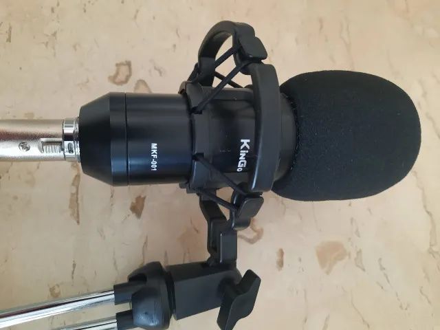 Microfone Kingo Mkf-001 + Tripé