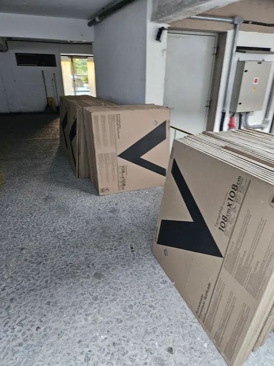 Piso Villagres 108x108 Cinza - 20 caixas(2un por caixa) - Foto 3