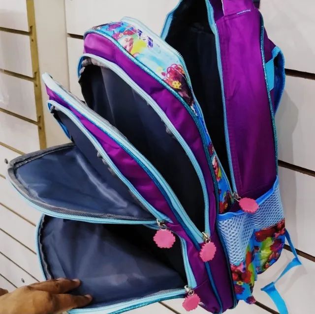 Mochila De Costa  Infantil40x32cm M9036da22249 Perso Promoç Frozen - Foto 2