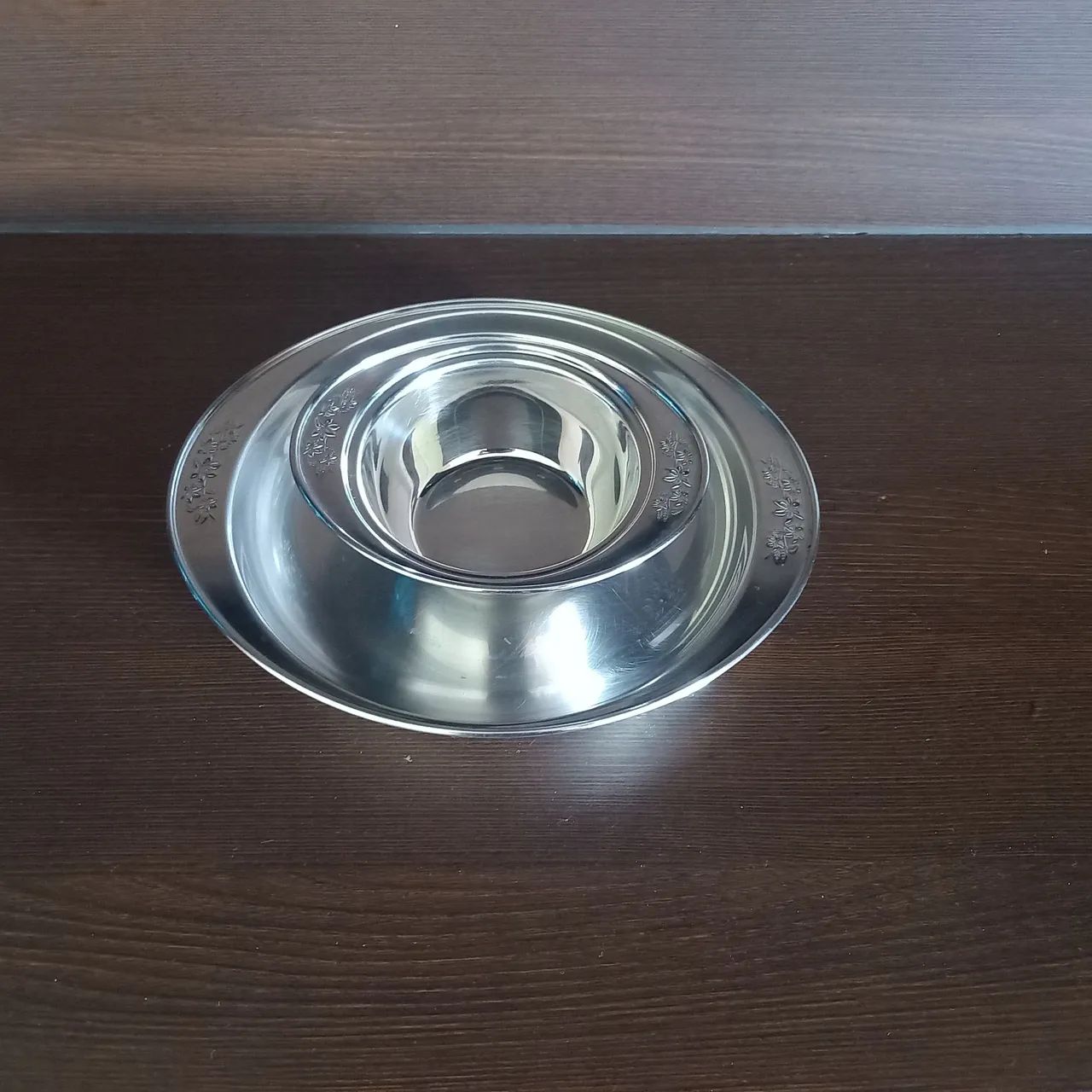 Cj travessas Inox 6 pçs - Foto 3