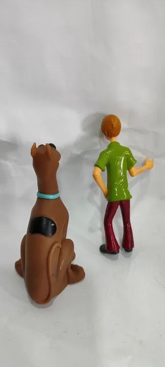 BONECOS MINIATURAS Scooby doo e Salsicha Usado Colecionável  - Foto 5