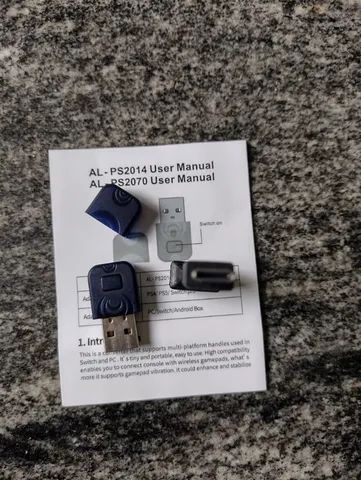 Adaptador Receptor Wireless para Controles Sem Fio para Pc, Ps4, Ps5 e Nitendo Switch - Foto 3