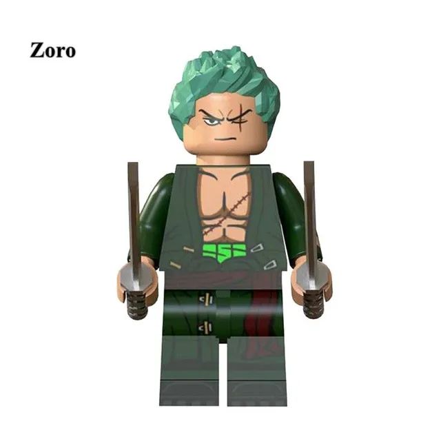 One piece action figures de lego miniatura de 5cm - Foto 2