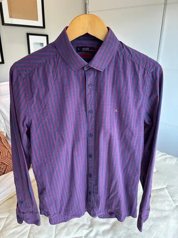 Camisa social xadrez roxo Aramis M