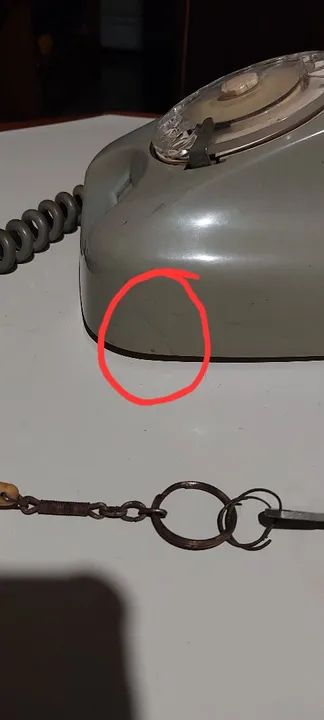 Antigo telefone de discar Siemens - Foto 3