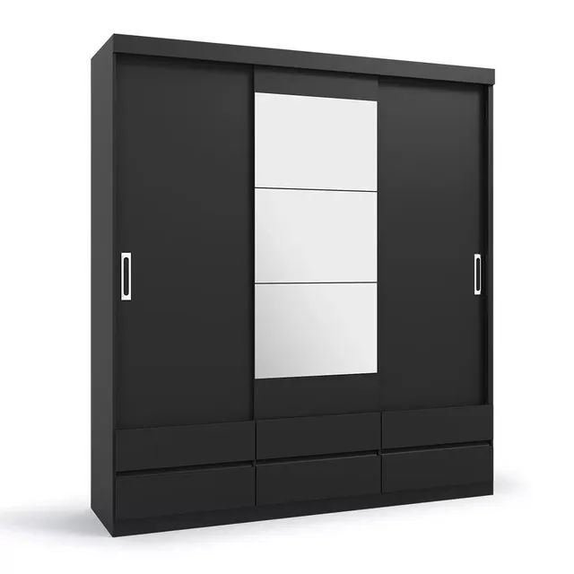 GUARDA ROUPA BLACK CASAL NOVO, ALTO PADRÃO 
