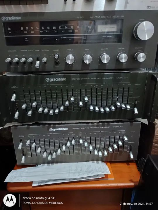 Gradiente tecnics Sony akai ( ler descrições!!!)