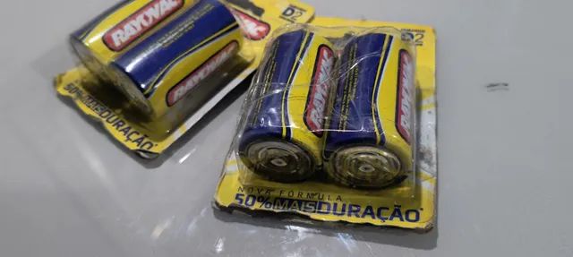 6 Pilhas grandes Rayovac 300 tiras glicemico