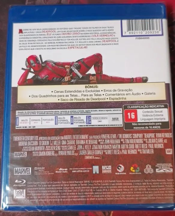 Deadpool blu ray Lacrado - Foto 2