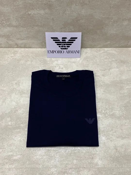 Camiseta Importada Emporio Armani Básica Logo Clássico - Foto 3