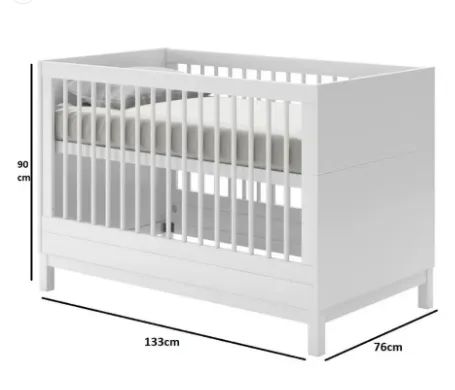 Guarda Roupa e Berço Infantil Quater - Foto 2