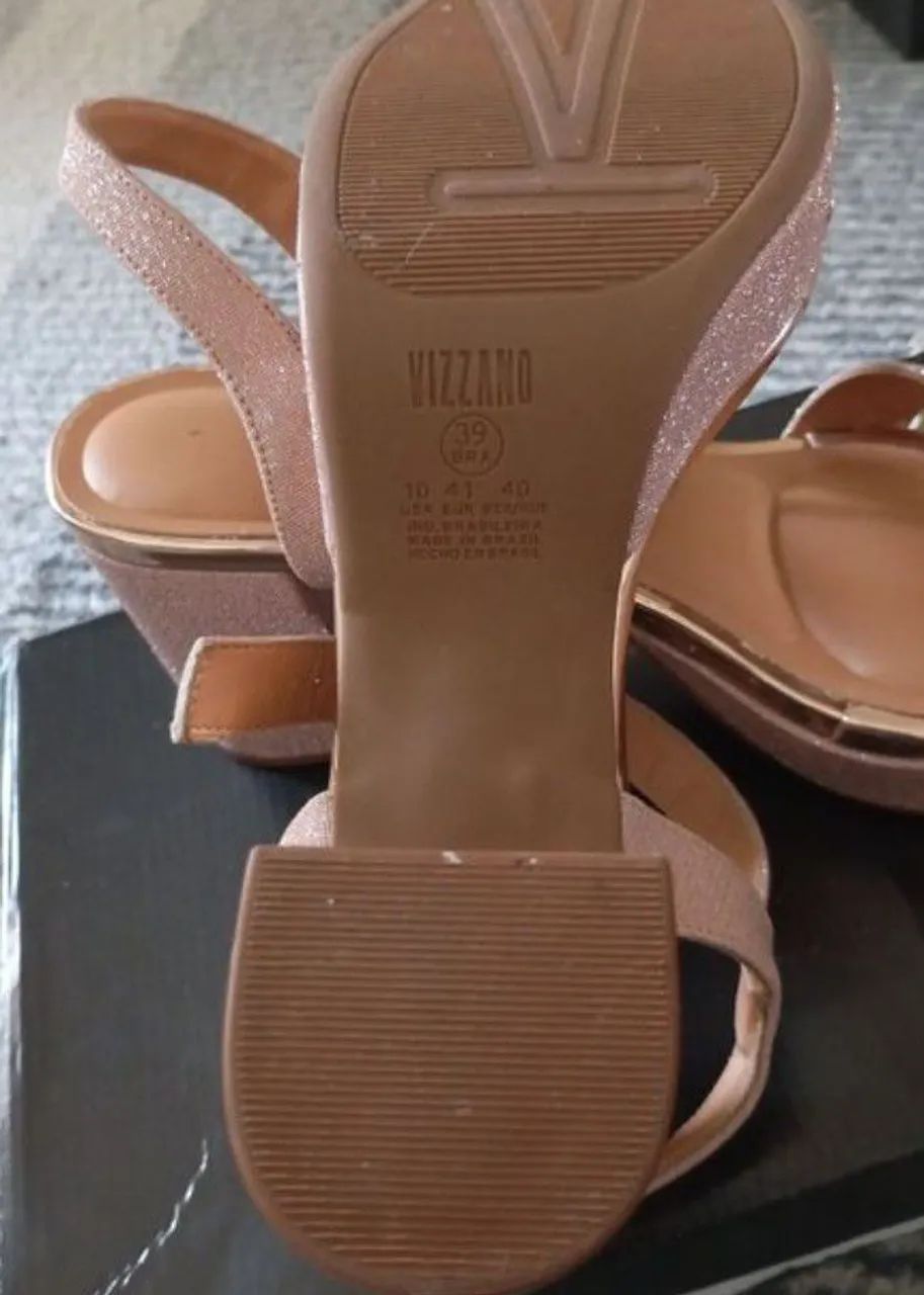 Sandália Vizzano Rosé com Glitter - Foto 4