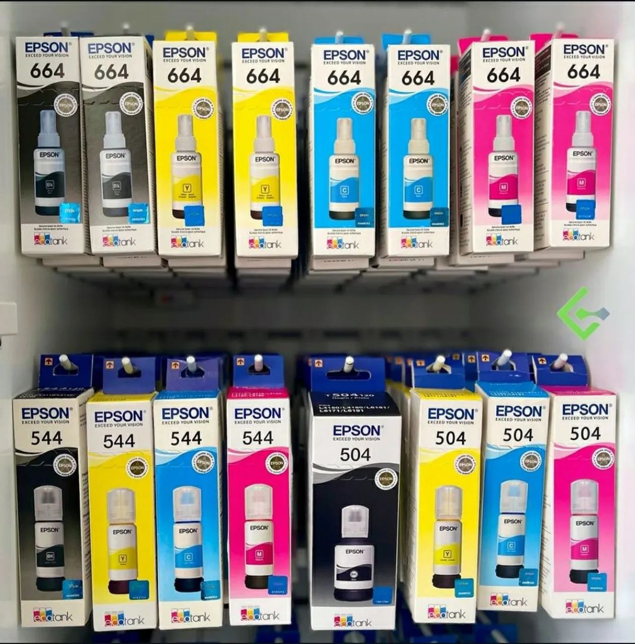 Tintas para Epson 664/504 e 544 