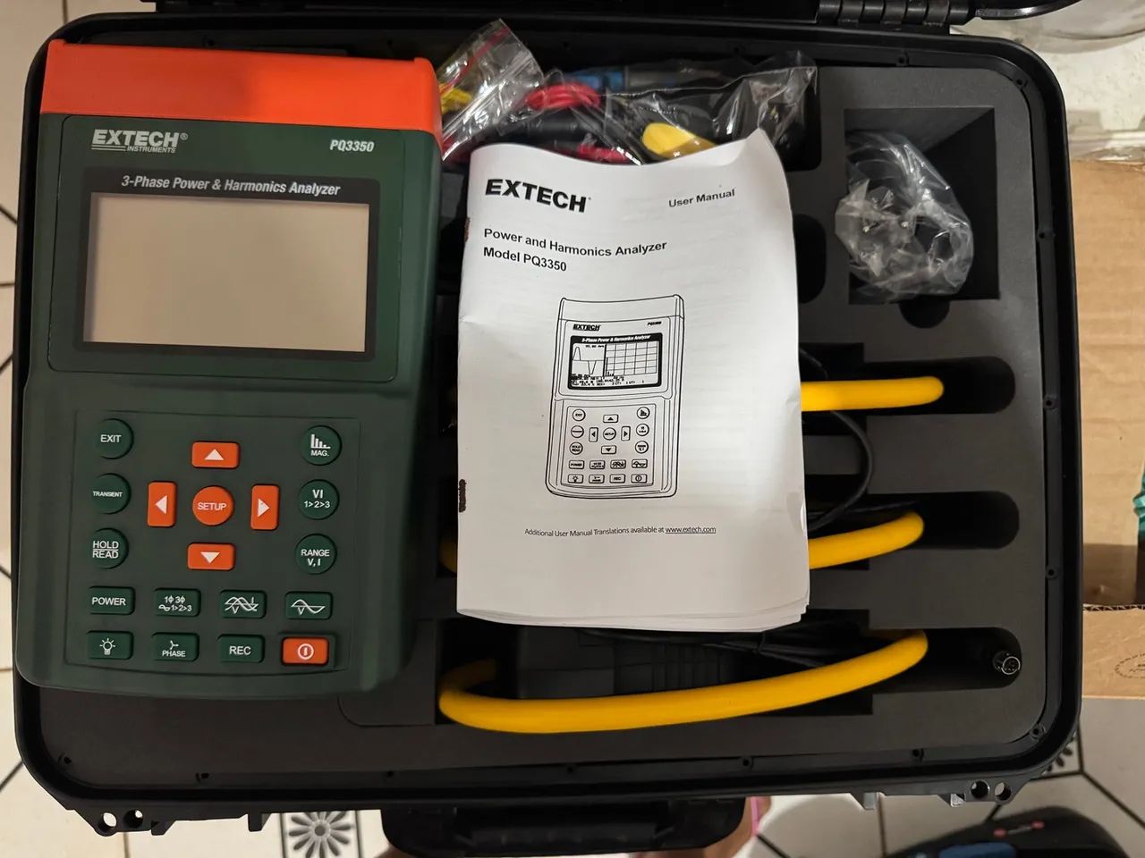 EXTECH PQ3350 - Analisador de Energia e Harmônicos  - Urgente! - Foto 2