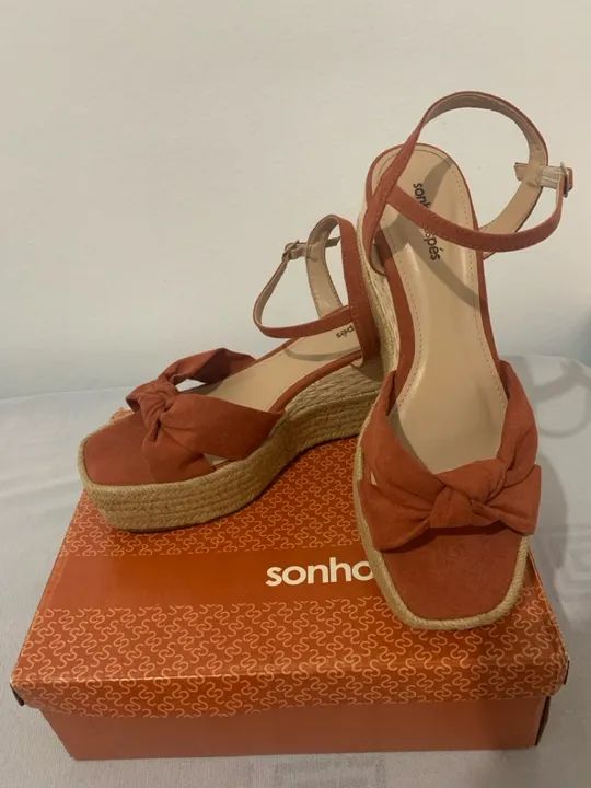 Sandália plataforma feminina Sonho dos pés