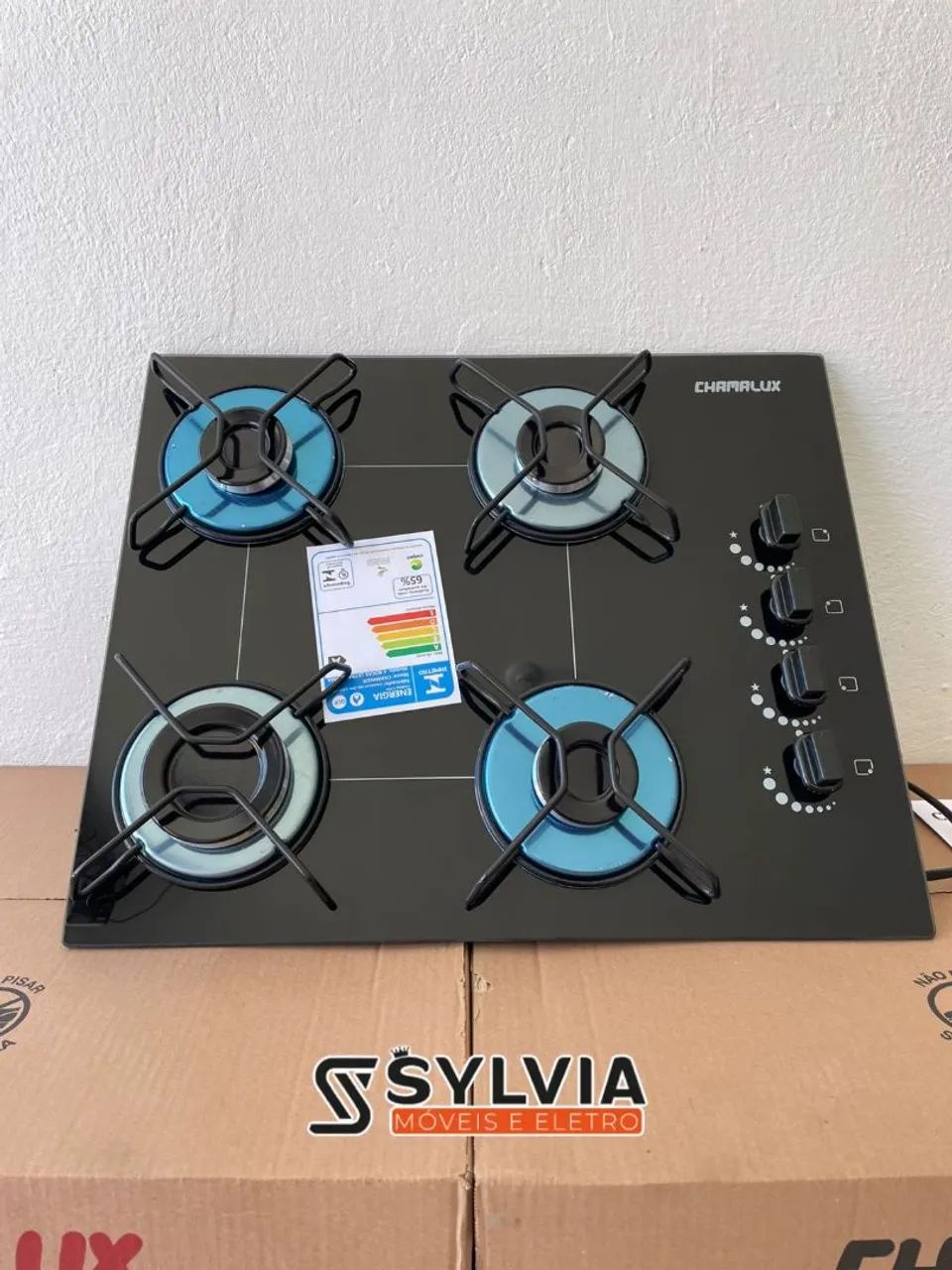 Cooktop ChamaLux 4 Bocas - Design Moderno - Foto 2