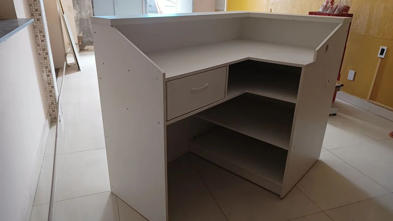 Balcão de atendimento/ recepção em MDF Branco - Foto 5