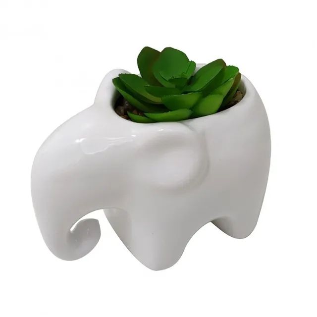 Enfeite Decorativo Vaso Elefante - Foto 2