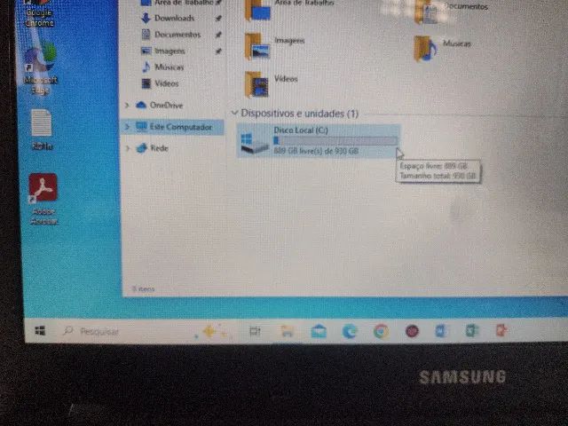 Notebook Samsung Np300e5l tela 16pol. - Foto 3